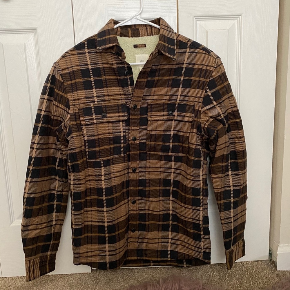 H&M’s Men’s Faux Shearling-lined Jacket